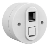 Priza Date fara mufa PT xOne Ovivo OV00863, 10A, 250V, IP54, alb