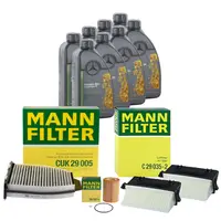 Pachet Revizie Ulei Mercedes Benz 229.52 + Filtre Mann pentru Mercedes CLS 350CDI W218 265cp