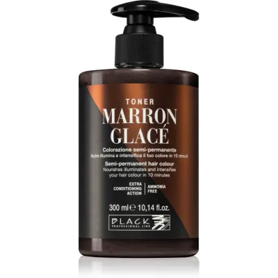 Black Professional Line Toner toner pentru nuanțe naturale Marron Glace 300 ml