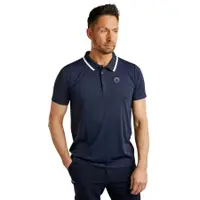 Polo Montar Caracteristică Contrast Rib și Logo