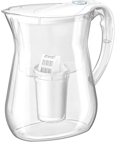 Cană pentru apă Aquaphor - Lyon, 3.8 l, albă + filtru A5