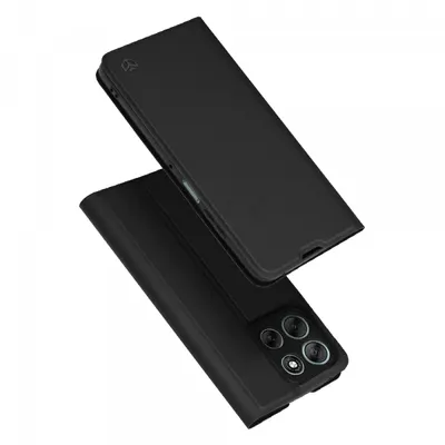 Husa pentru Motorola Moto G56, Techsuit, Magskin Book, Neagra