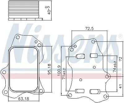 Radiator Ulei Termoflot Potrivit Ds Ds 3, Ds 4 Ii, Ds 7; Citroen Berlingo, Berlingo Minivan, C3 Aircross Ii, C3 Iii, C4 Cactus, C4 Iii, C4 Spacetourer, C5 Aircross, C-Elysee, Grand C4 Spacetourer 1.5d