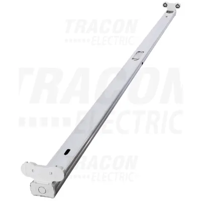Corp de iluminat deschis, pt. tuburi luminoase T8, cu LED ELV218 230 VAC, max. 2×22 W, 1200 mm, 2×G13