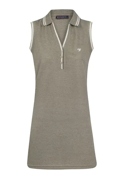 Rochie mini fara maneci - Kaki