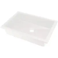 Lavoar incastrat compozit alb Deante Correo, dreptunghiular, 50 cm
