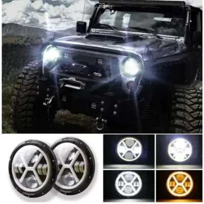 Far F.TIP 3-OFF ROAD: 7"/65W / 12V-24V/30.000LM/ IP 67 Rezistent la apa