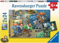 Puzzle Ravensburger din 2 x 24 piese - Basme