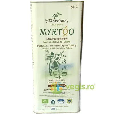 Ulei de Masline Extravirgin Myrtoo Ecologic/Bio 5L