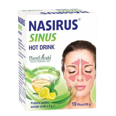 Nasirus Sinus Hot Drink, 10 plicuri, PlantExtrakt