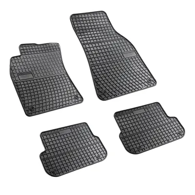 Set covorase auto din cauciuc Audi A6 (C6) FACELIFT 2006-2011, presuri FROGUM, negre, 4 buc.