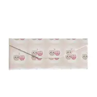 Etui roz cu 2 bufnite indragostite