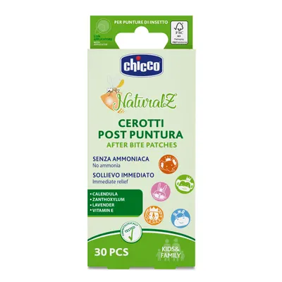 Plasturi dupa ciupituri insecte Chicco NaturalZ, 30buc, 3ani+