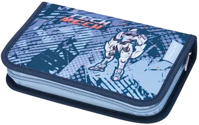 Penar cu rechizite Herlitz - Tech Mech, 2 aripi