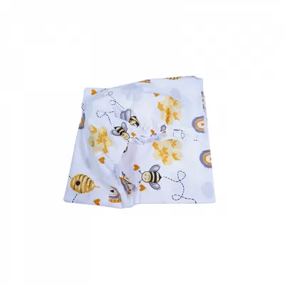 Cearsaf patut 120x60 cm bumbac model albinute