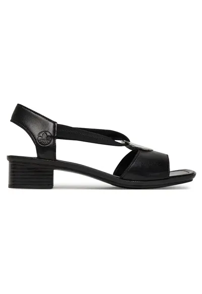 Sandale dama - 62662-01 - piele naturala - negru