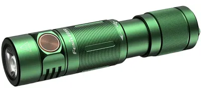 Lanternă cu breloc Fenix - E05R, verde