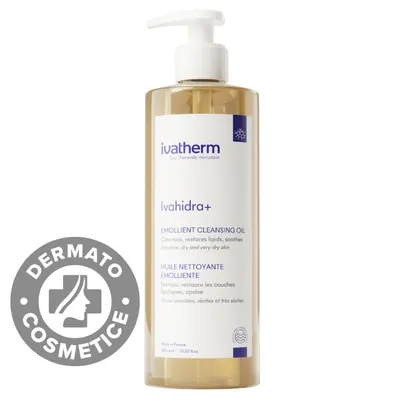 Ulei de spalare emolient Ivahidra+, 400ml, Ivatherm