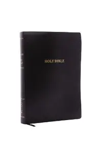 KJV, Reference Bible, Super Giant Print, Leather-Look, Black, Red Letter Edition