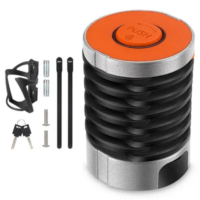 Antifurt pliabil mini cu cifru din 4 cifre, bicicleta, trotineta, scuter, 88 cm