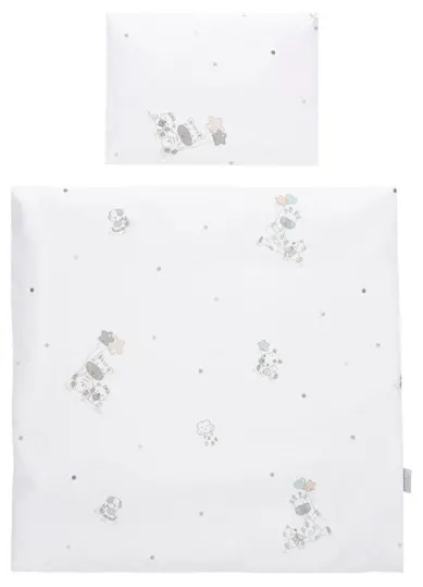 Set de lenjerie pentru pătuț Lorelli - Eva, 5 piese, Giraffe