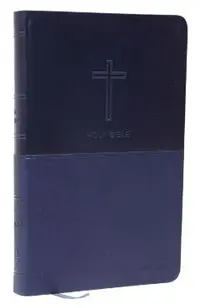NKJV, Value Thinline Bible, Standard Print, Imitation Leather, Blue, Red Letter Edition
