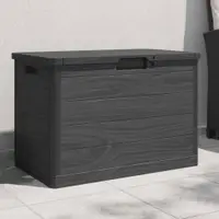 Gossi cutie de perne exterior antracit 77,5x44,5x53 cm polipropilena