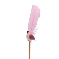 Creion figurină Flamingo pană roz 30 cm
