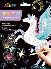 Scratch desene Avenir - Pegasus, 4 desene