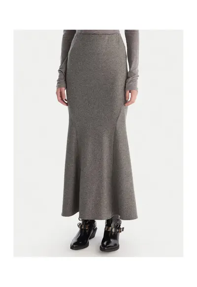 Fusta maxi gri - femei