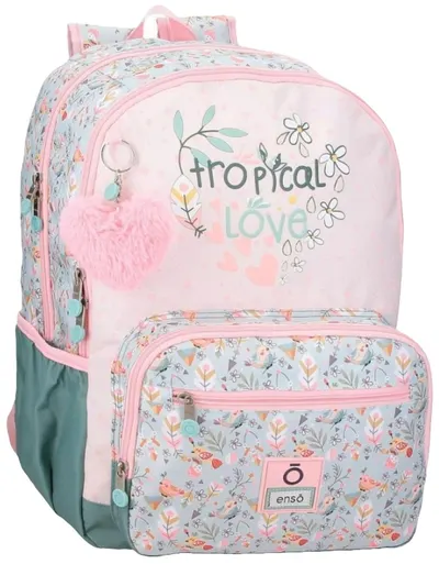 Ghiozdan școlar Enso Tropical Love - 2 compartimente