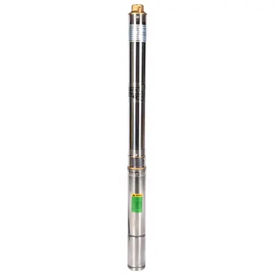 Pompa submersibila Micul Fermier, diametru 3", 0.75 kW, debit maxim 3600 l/h, inaltime maxima de pompare 80m, 17 turbine