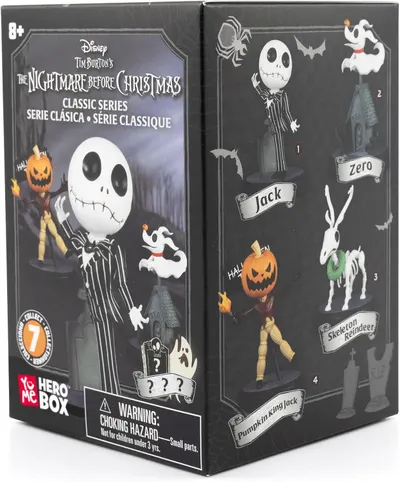 Mini-figurină YuMe Disney: The Nightmare Before Christmas, Classic Series, 8 cm, sortiment
