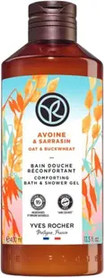 Yves Rocher Bain Nature Gel de duș , lapte de ovăz și hrișcă, 400 ml