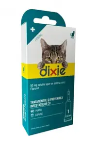 Dixie Spot On, antiparazitar extern pentru pisici, 1 pipeta