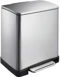 Coș de gunoi EKO Europe - E-Cube, 20 l, crom-mat