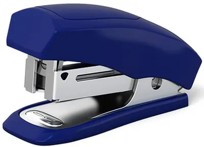 Mini capsator Erich Krause Elegance - 24/6, 20 de coli, albastru