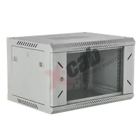 Cabinet metalic de perete 19', tip rack wallmount, 6U 600x450 mm, Xcab Gri