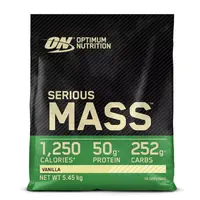 Gainer pudra proteica proteine din zer 00% Serious Mass Vanilie 5.45kg, Optimum Nutrition