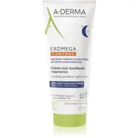 A-Derma Exomega Control Repairing Emollient Night Cream crema regeneratoare de noapte contra zgârierii