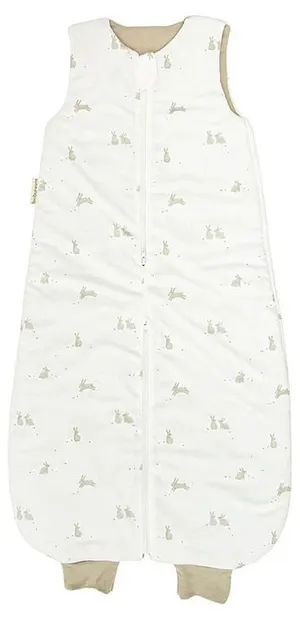 Sac de dormit pentru bebeluși cu picioare Bimbidreams - Bunny, 90 cm, Tog 2.5, Green Moss