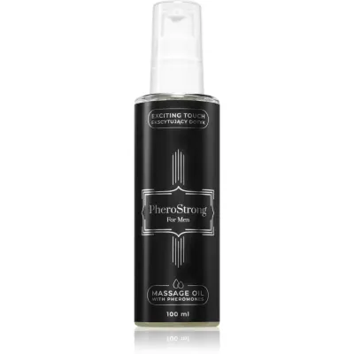 PheroStrong Massage Oil With Pheromones ulei de masaj cu feromoni pentru bărbați 100 ml
