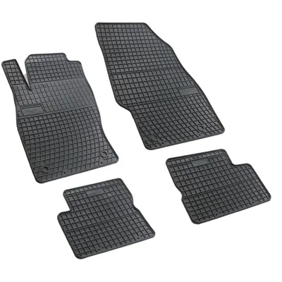 Set covorase auto din cauciuc Opel Adam 2012-2019 Corsa D 2006-2014, presuri FROGUM, negre, 4 buc.