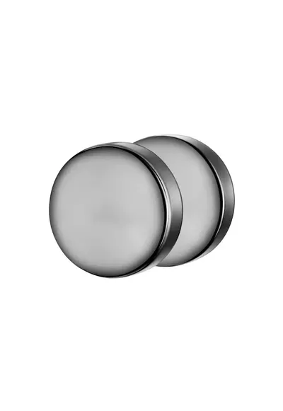 Cercel cu tija din otel inoxidabil placat cu titan - Gri