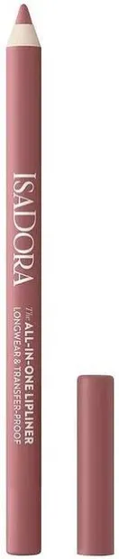 IsaDora Creion de buze de lungă durată All-in-One, 04 Bare Pink, 1.2 g