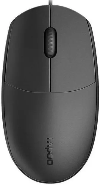 Mouse RAPOO - N100, optic, negru