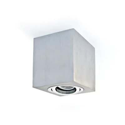 Edda Square-CL MR16, GU10, 10W, 230V, adjustable, aluminiu