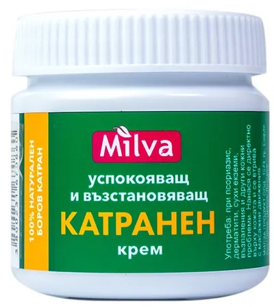 Milva Cremă de gudron, 35 ml