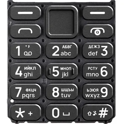Tastatura Chirilica HMD 110 / Nokia 110 4G (2024), Neagra, Service Pack SP20Z14Z1467S