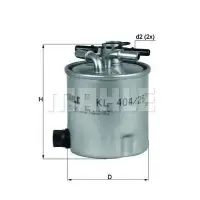 Filtru combustibil MAHLE ORIGINAL KL 404/25